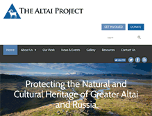Tablet Screenshot of altaiproject.org